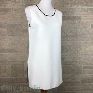 Athleta On The Town White Knit Sweater Vest